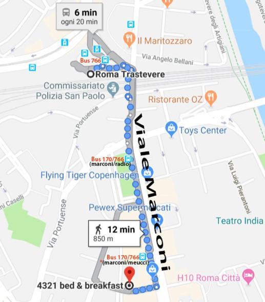 4321 Stazione Trastevere Maison d'hôtes *